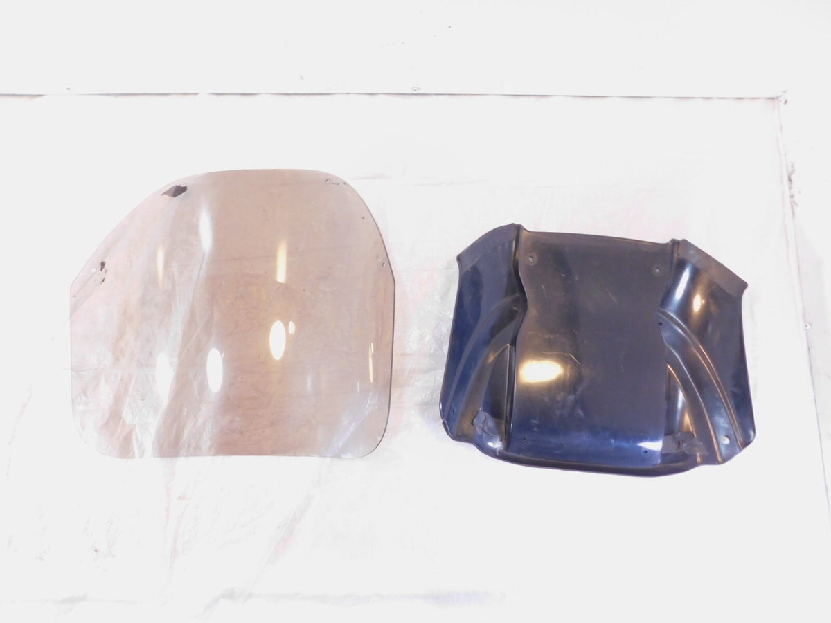 1993-1996 BMW K1100RS K1100 RS Front Windshield Wind Screen & Cover Panel Plate - C3 Cycle