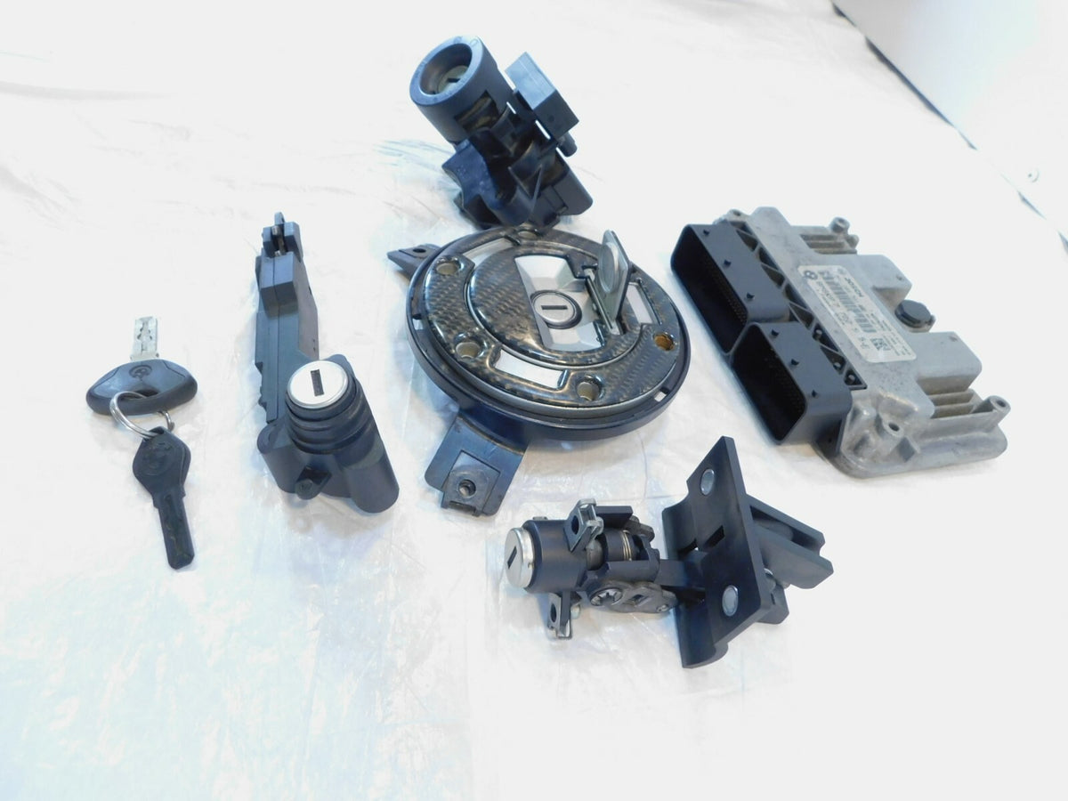 2008-2011 BMW K1300GT ECM Ignition Switch Fuel Gas Tank Cap Seat Lock Key Set - C3 Cycle