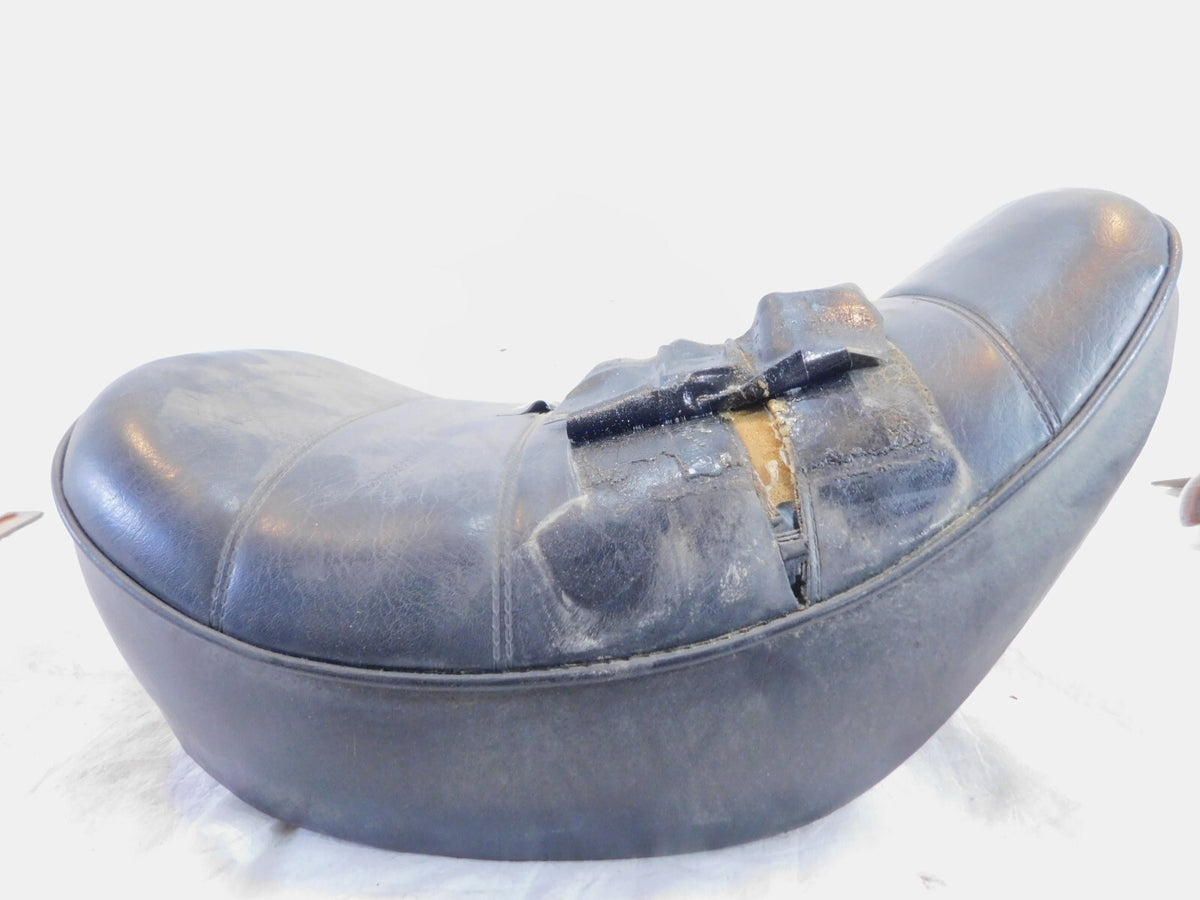 1986-2001 Suzuki Savage 650 LS650 Black Front Main Rider Seat Saddle Pad - tears - C3 Cycle