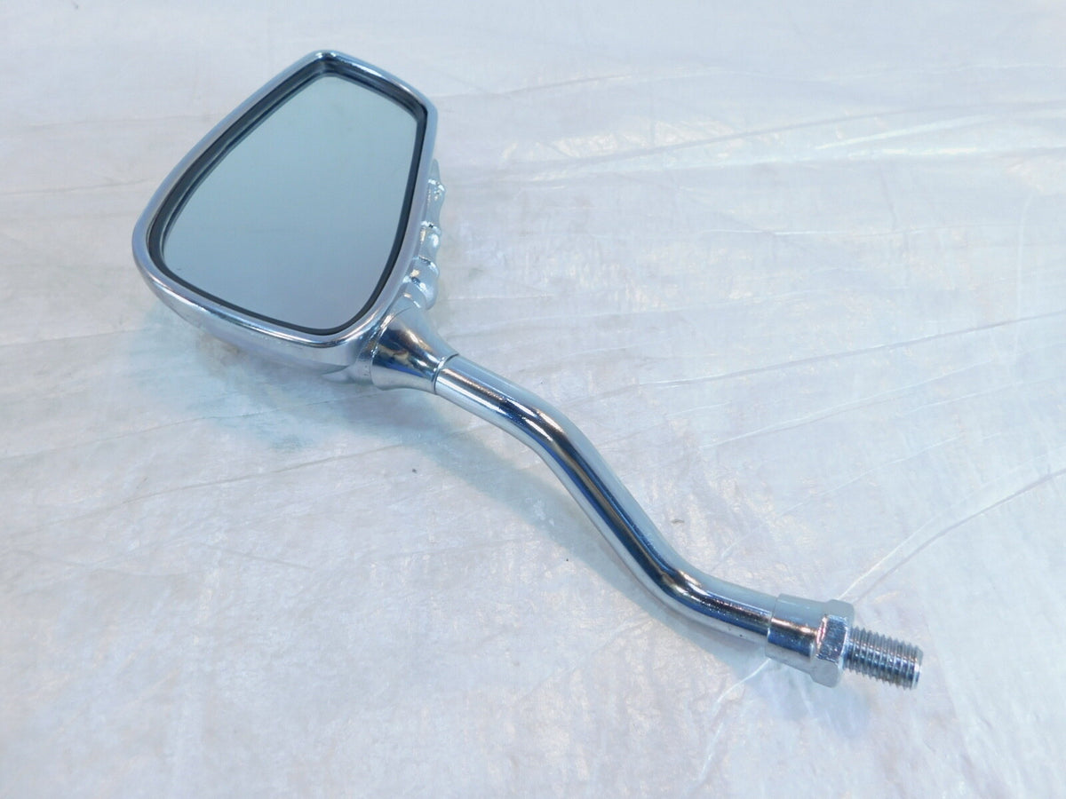 Harley Dyna Sportster Softail FXR Sportster Skeleton Hand Right Rear View Mirror