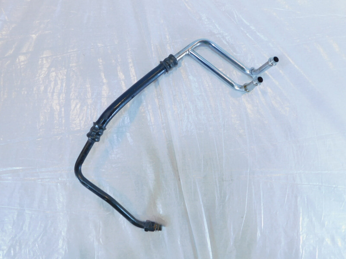 2002 Victory V92 Deluxe & Touring Cruiser Motor Oil Cooler Outlet Pipe Hose Line - C3 Cycle