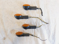 98-03 Triumph Thunderbird Sport 900 Left Right Black Indicator Turn Signal Lamps - C3 Cycle