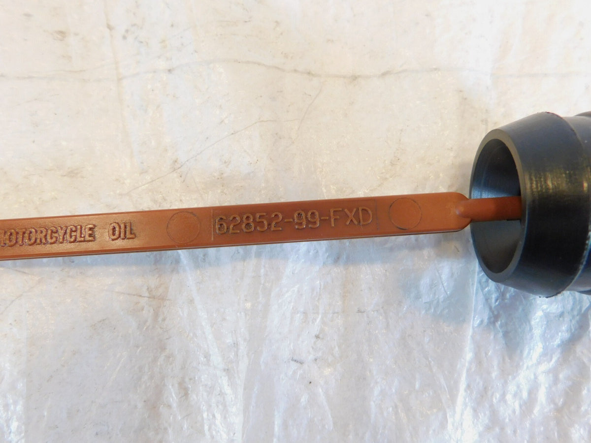 Harley Davidson Dyna Wide Super Glide Low Rider Black Engine Oil Level Dipstick - C3 Cycle