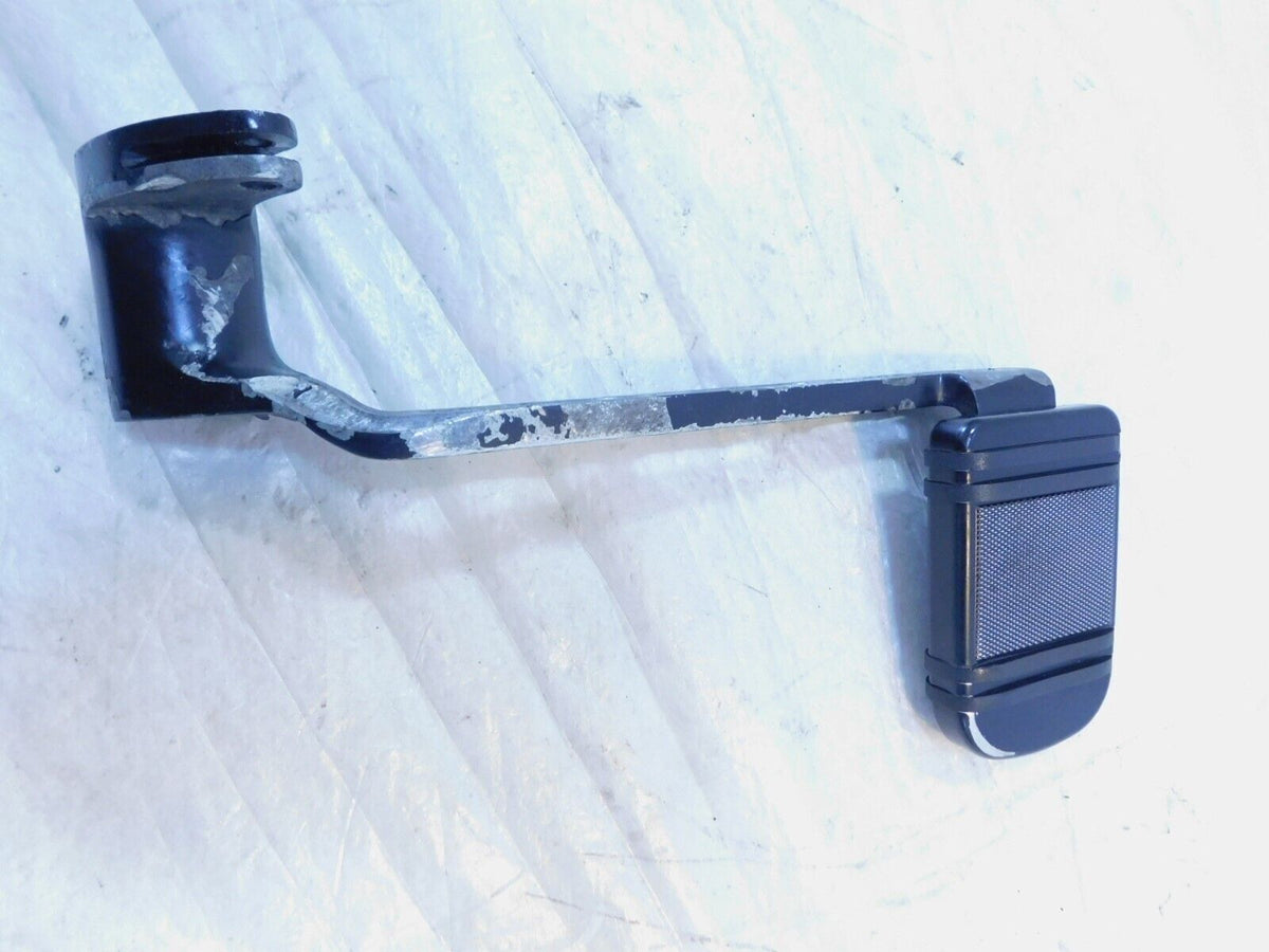 Harley Road King Street & Electra Glide Black Slotted Rear Brake Pedal Lever