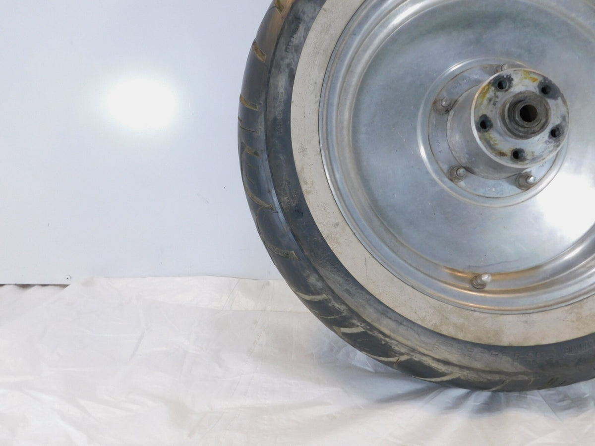 Harley Davidson Dyna Softail & Sportster 883 & 1200 Rear Wheel Rim w/ Tire- BENT - C3 Cycle