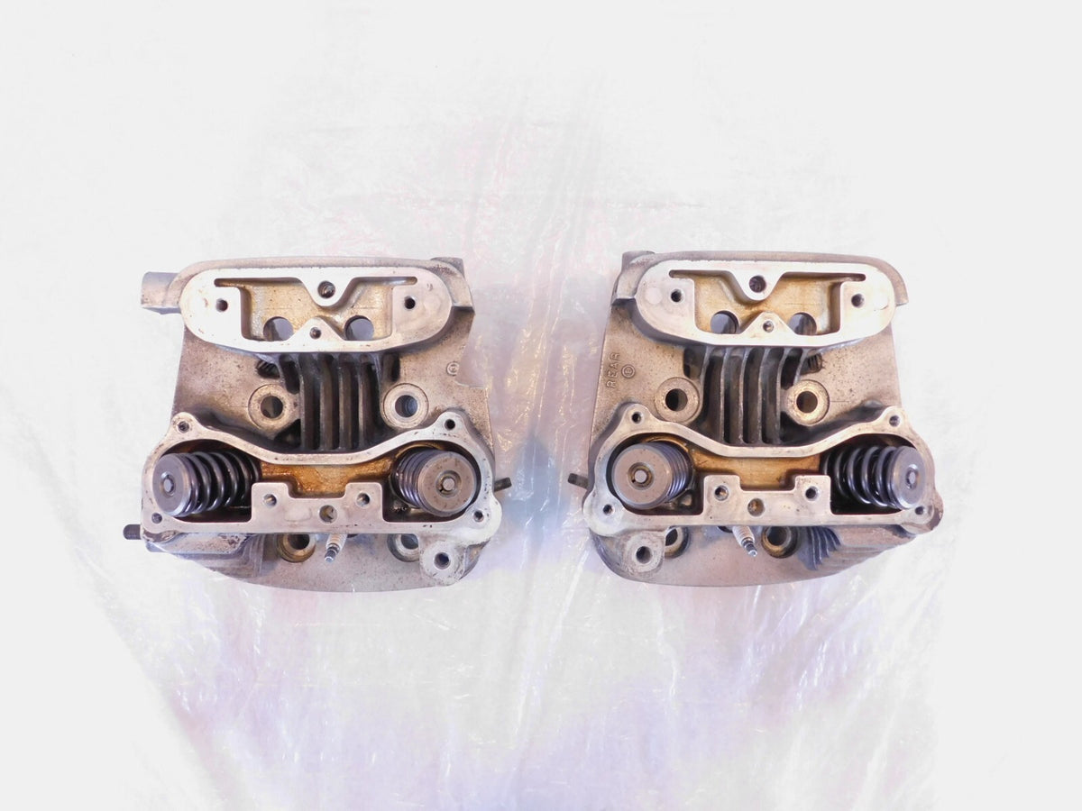 Harley Davidson Sportster 883 Hugger & Custom Silver Cylinder Heads w/ Valves