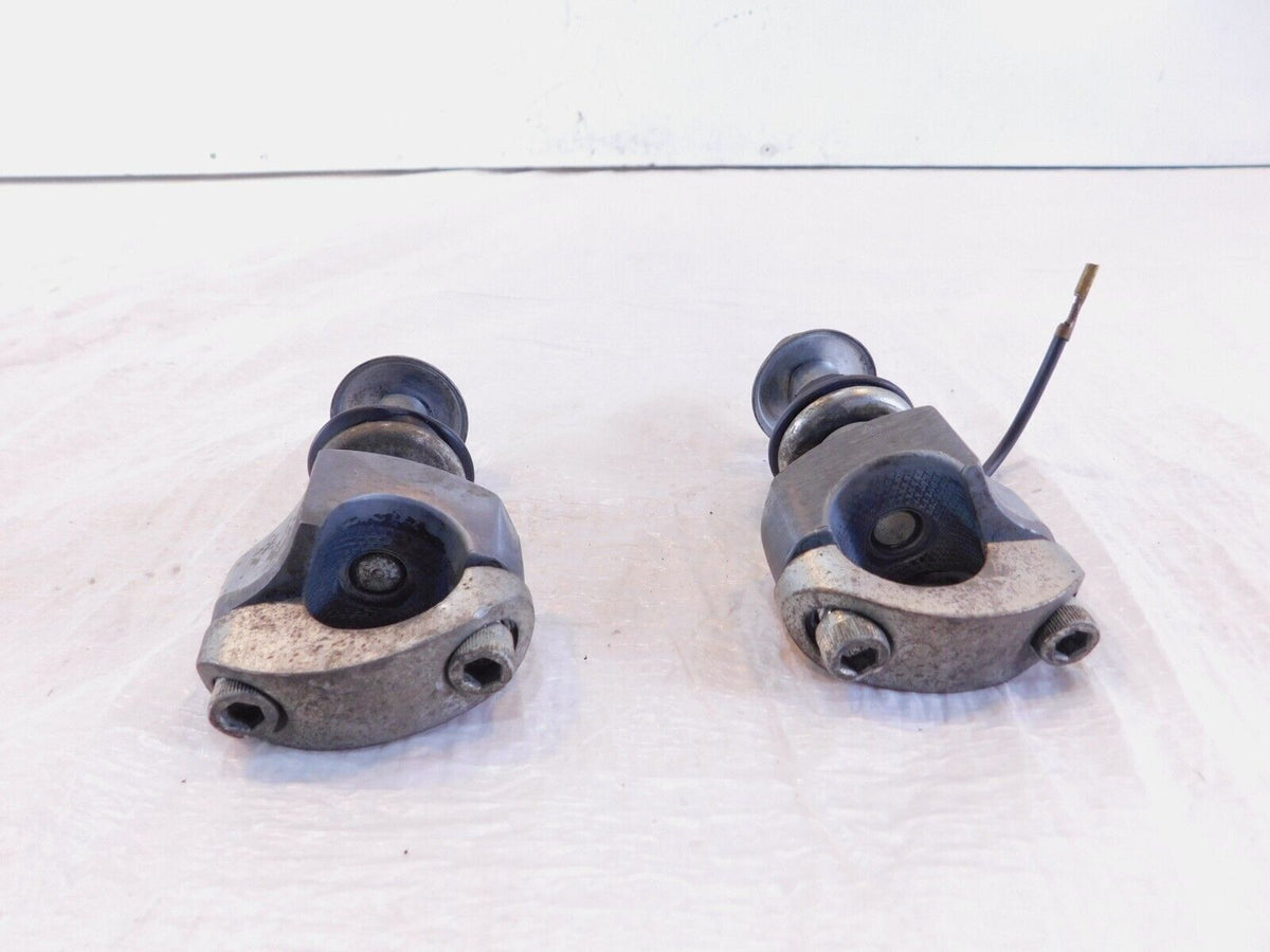 84-95 Harley Davidson Electra Glide Classic Handlebars Riser Mount Brackets Pair - C3 Cycle