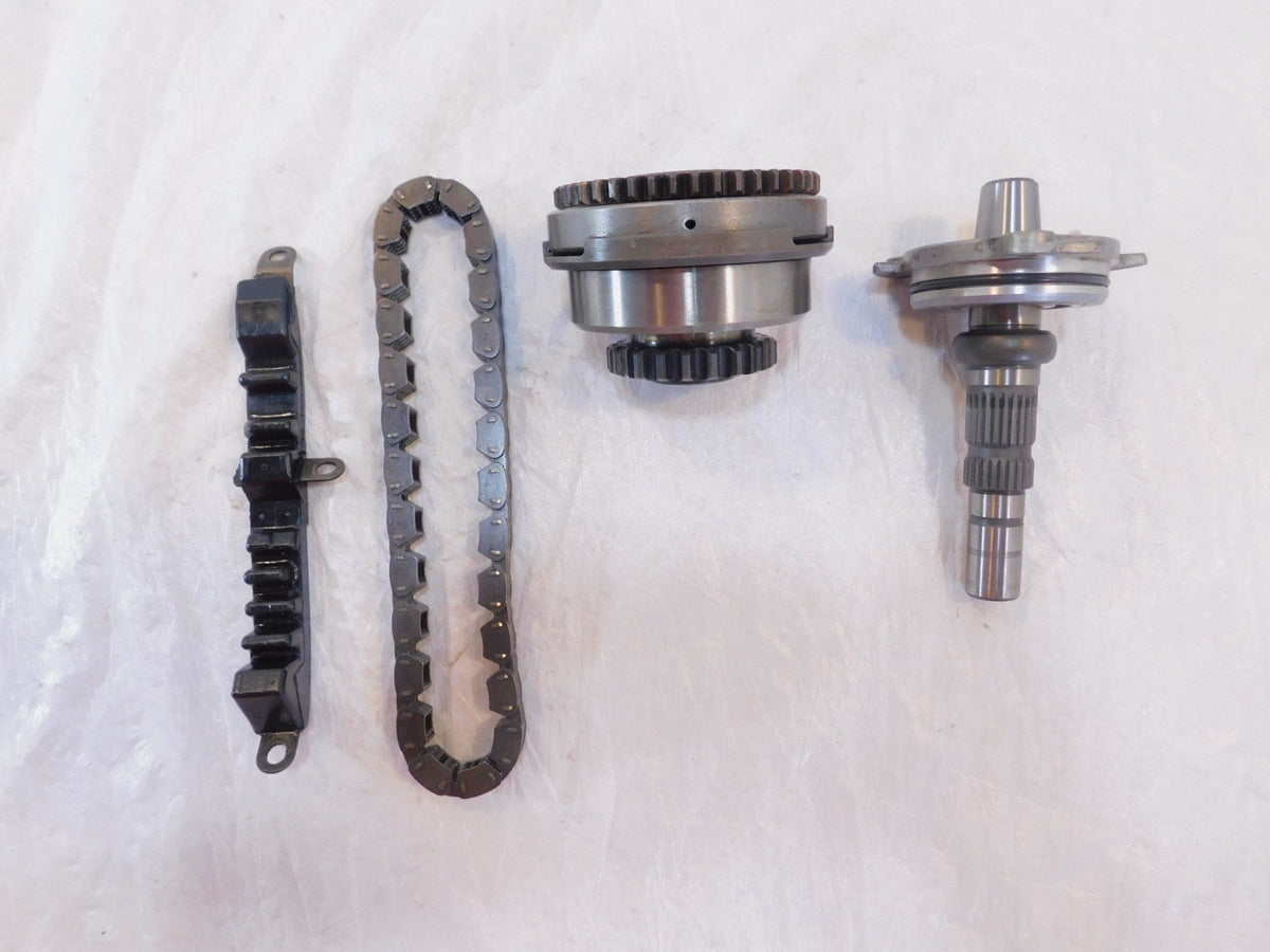 1983 83 Yamaha XJ750 Maxim 750 Engine Primary Drive Gear Chain & Starter Clutch - C3 Cycle
