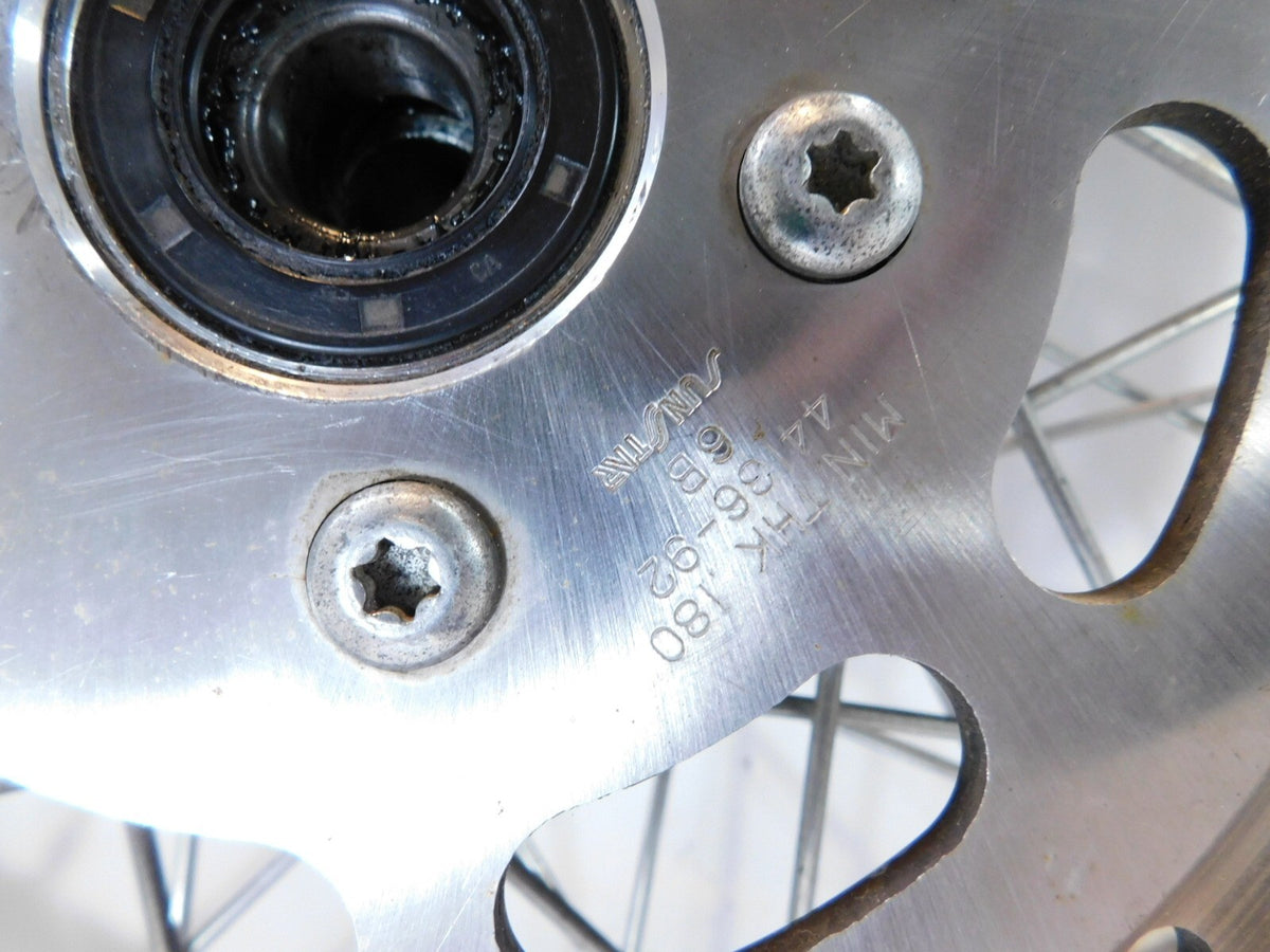Harley Davidson Softail & Dyna Wide Glide Chrome 21" Front Wheel Rim & Rotor - C3 Cycle