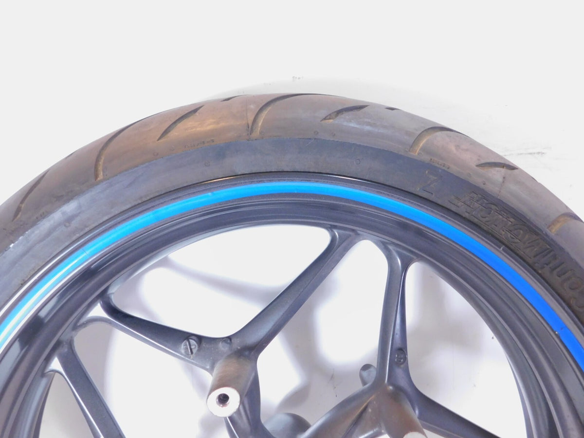 BMW K1200R K1200S & K1300GT K1300R K1300S Dark Slate Front Wheel Rim & Tire - C3 Cycle