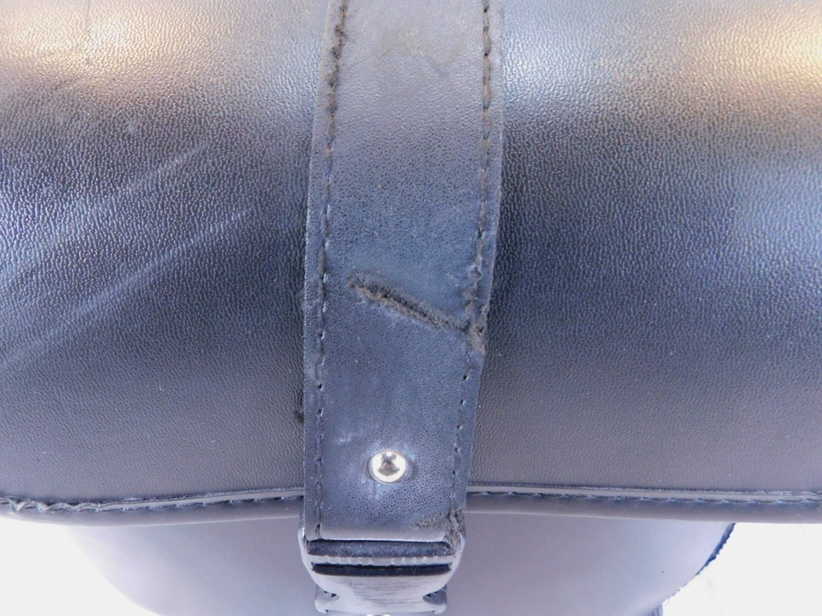 Yamaha Virago 700 XV700 Left/ Right Rear Black Dual Luggage Container Saddlebags - C3 Cycle