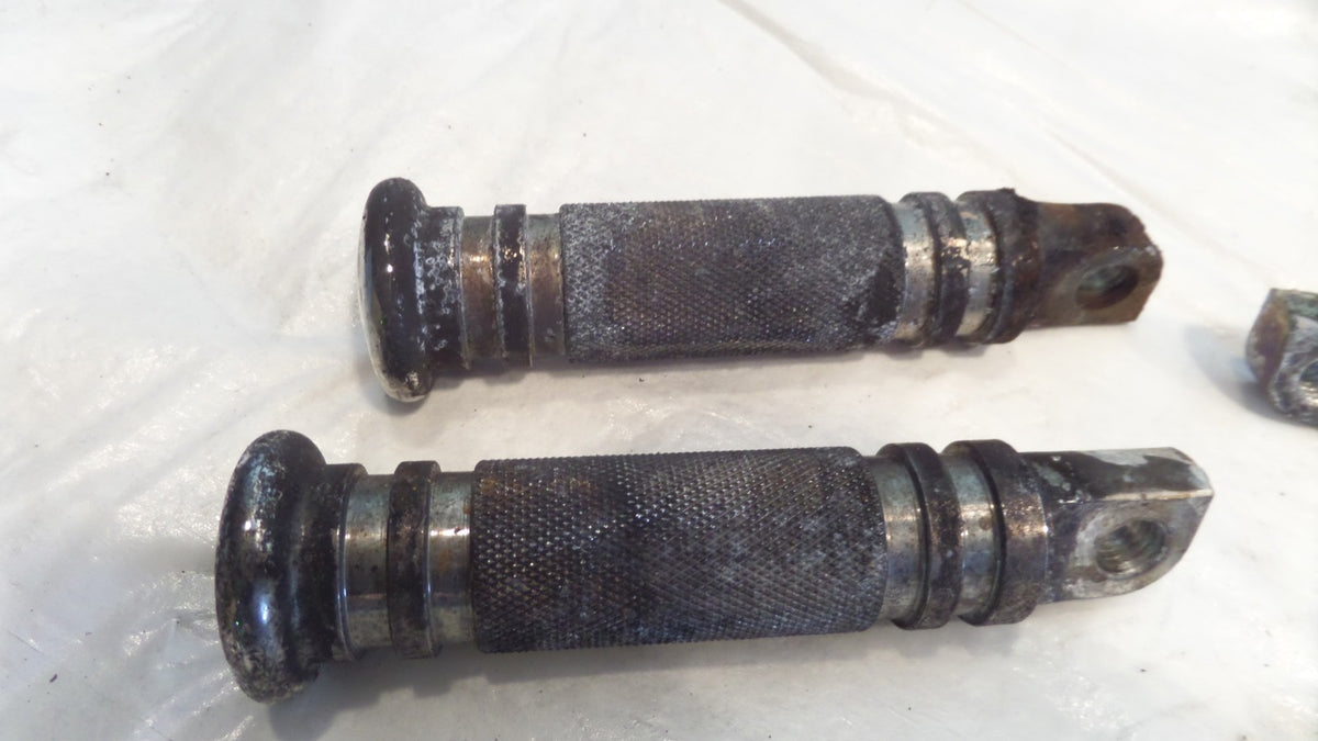 Four Harley Davidson Touring V-Rod Dyna Sportster FXR Softail Footpegs Footrests - C3 Cycle