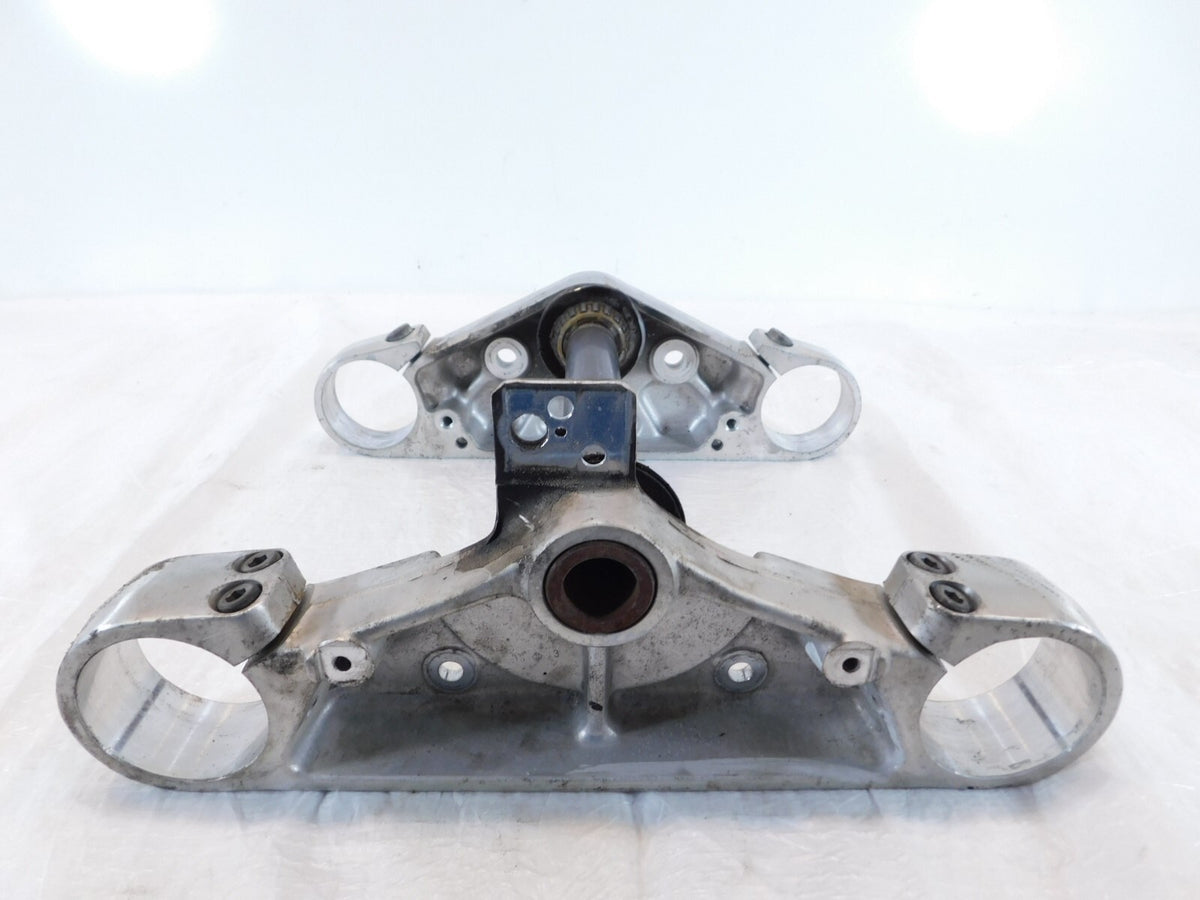 Honda GL1500 GL1500CT Valkyrie 1500 Silver Front Fork Steering Stem Triple Tree - C3 Cycle