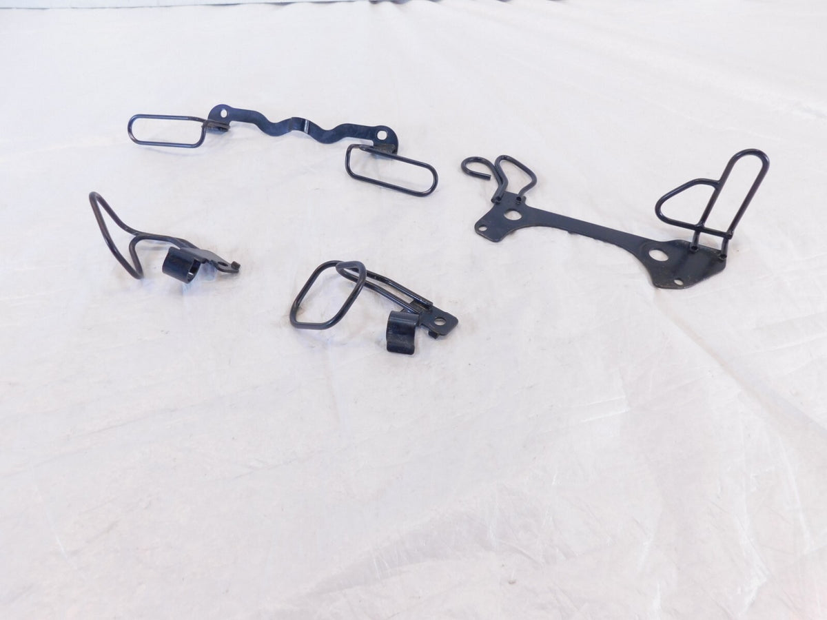 Yamaha V-Star 1100 XVS1100 Classic Silverado Cable Hose & Wire Guide Bracket Lot - C3 Cycle