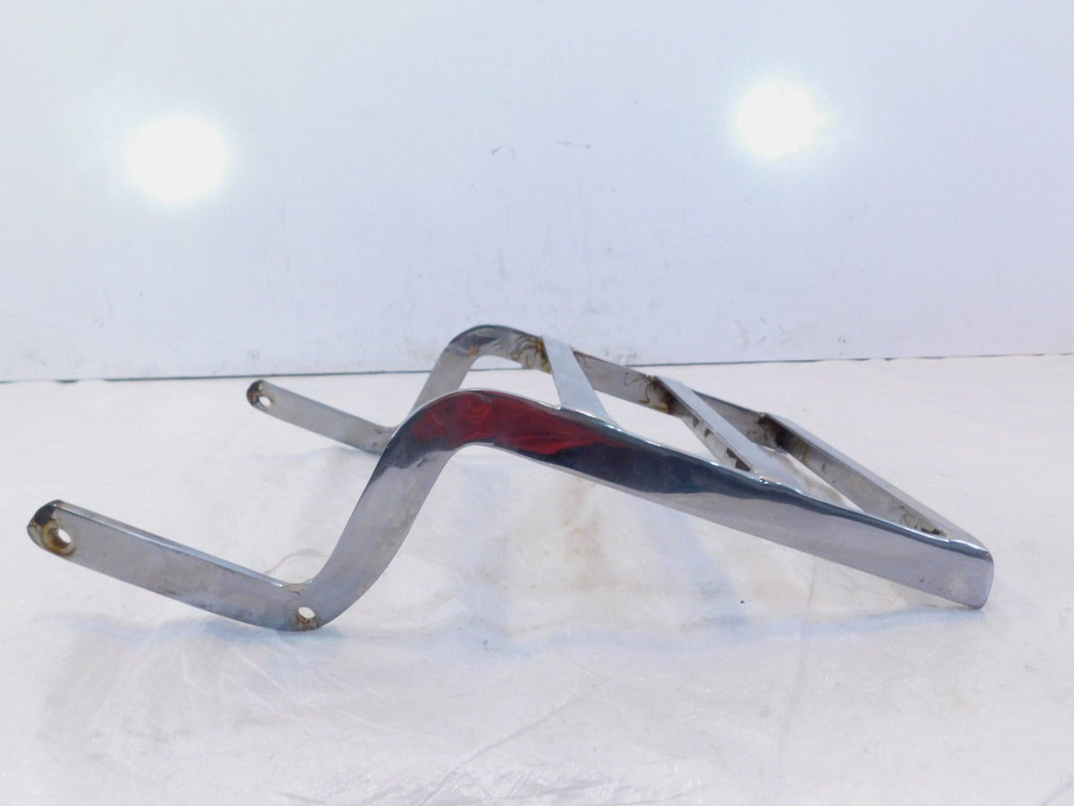 1995 95 Honda Shadow VT1100C Chrome Rear Travel Wheel Fender Luggage Mount Rack - C3 Cycle