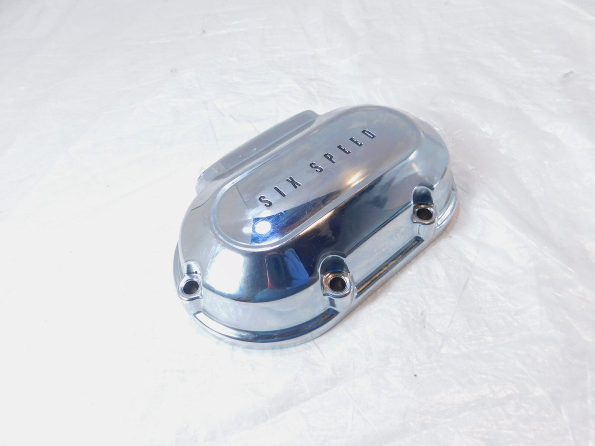 Harley Davidson Dyna & Softail Twin Cam Chrome 6 Speed Transmission Side Cover - C3 Cycle