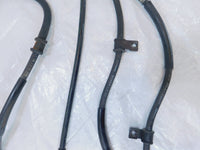 Suzuki RF600 Black Front & Rear Brake Master Cylinder to Caliper Hose Line Pipes - C3 Cycle
