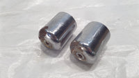 1999-2007 Suzuki GSX1300R Hayabusa Busa Chrome Handlebar End Weight Caps - C3 Cycle