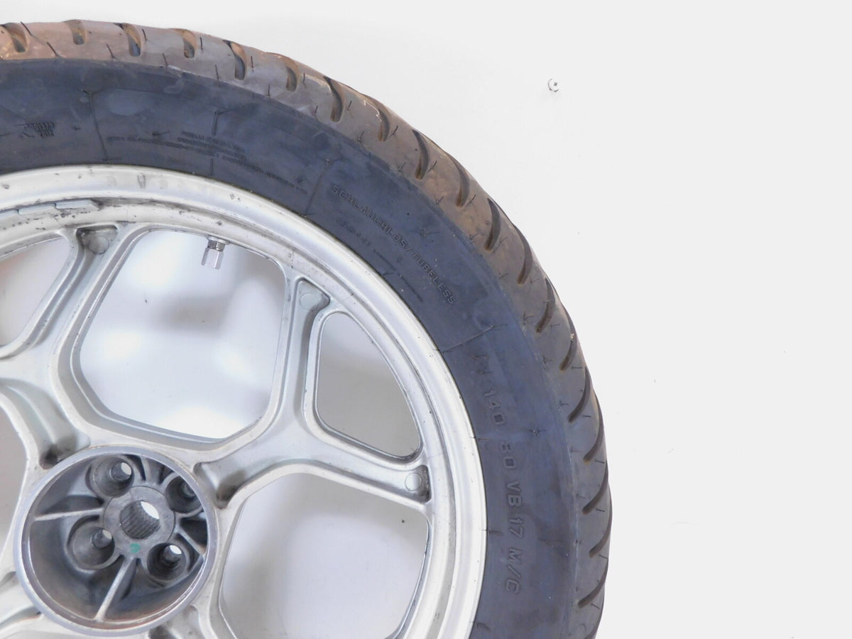BMW K100 K100LT K100RS & K75 K75S K75RT K75T Silver Cast Rear Wheel Rim 2.75x17" - C3 Cycle