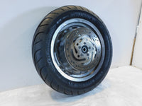 00-03 Harley Davidson Sportster 883 & 1200 Custom Chrome Solid Rear Wheel Rim