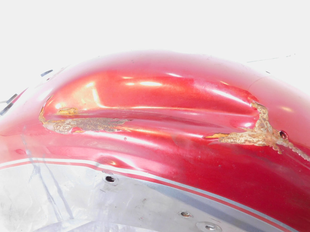 2003 03 Kawasaki Vulcan 1500 Classic VN1500 Red Rear Mudguard Wheel Cover Fender - C3 Cycle