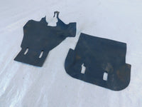 1998-2001 Honda VFR800FI Interceptor 800 Rear Rubber Heat Guard Protector Covers - C3 Cycle