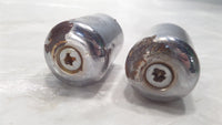 1999-2007 Suzuki GSX1300R Hayabusa Busa Chrome Handlebar End Weight Caps - C3 Cycle