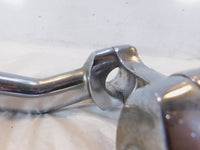 Harley Dyna Wide & Super Glide Custom Chrome Handlebar Mount Clamp Brackets - C3 Cycle