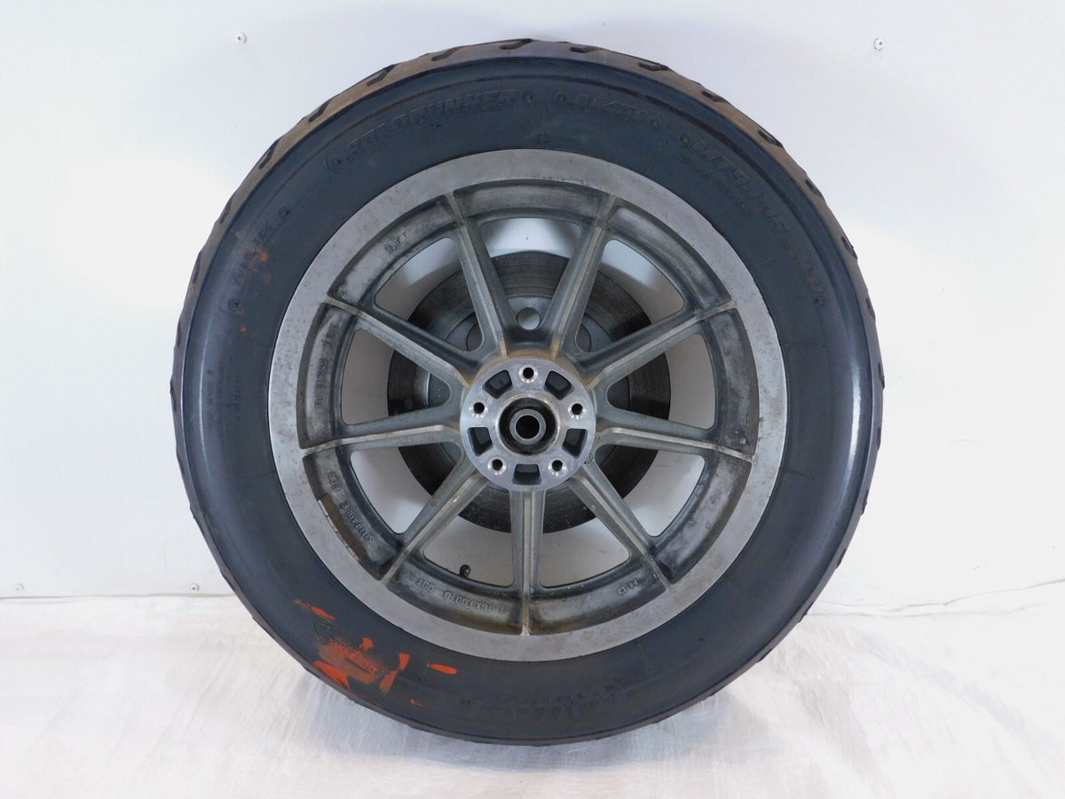 Harley Davidson Dyna Softail & Sportster 883 & 1200 Cast Rear Wheel Rim & Tire - C3 Cycle