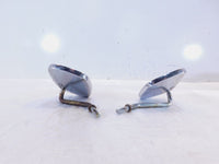 Harley Davidson FXR Softail Dyna & Sportster Right Left Square Rear View Mirrors - C3 Cycle
