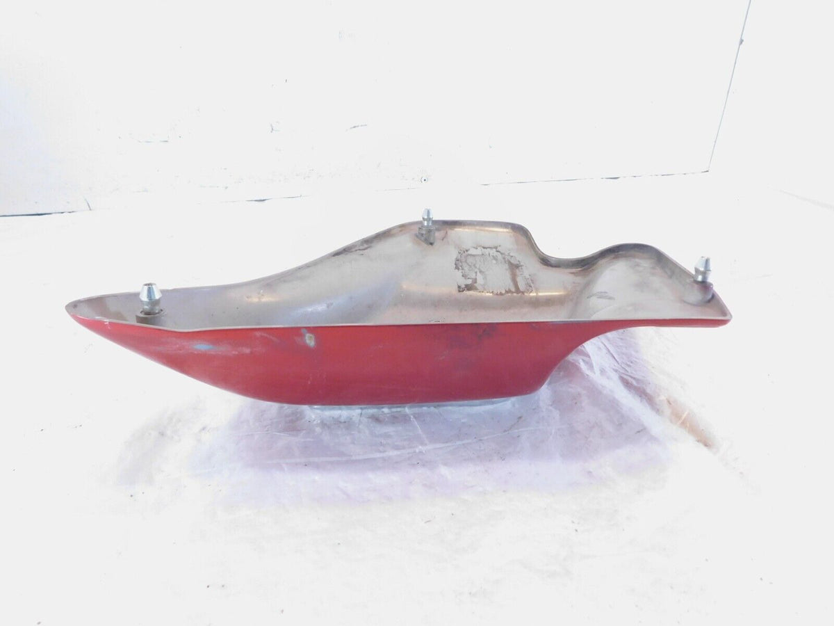 Harley Touring Road King Electra Glide Ultra Classic Red Left Side Cover w/ Trim - C3 Cycle