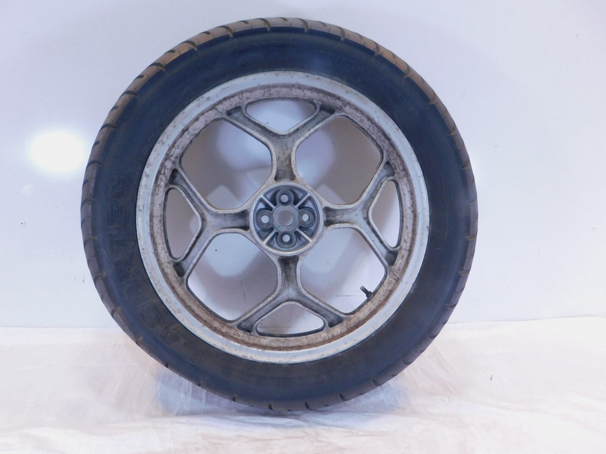 BMW K75 K75S K75RT K75T & K100 K100LT K100RS Silver Cast Rear Wheel Rim 2.75x17" - C3 Cycle