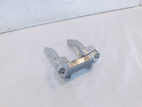 Harley Dyna Wide & Super Glide Custom Chrome Handlebar Mount Clamp Brackets - C3 Cycle