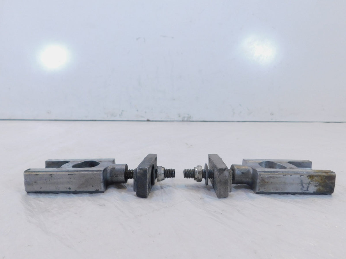 1995-1998 Buell S2 S2T Thunderbolt Swingarm Rear Fork Rear Wheel Axle Adjusters - C3 Cycle