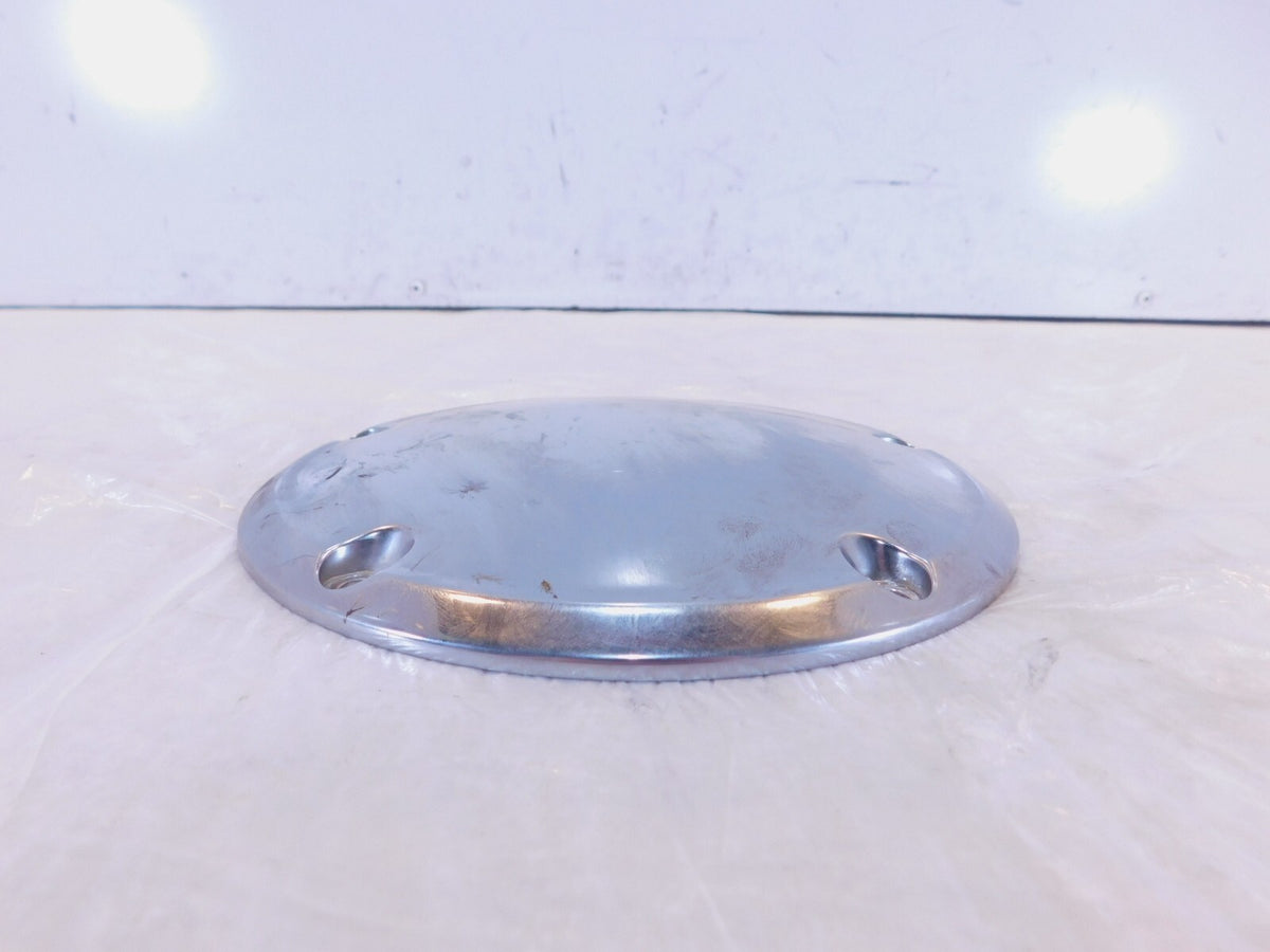 Harley Davidson Twin Cam Dyna Softail Left Engine Chrome Derby Clutch Cover - C3 Cycle