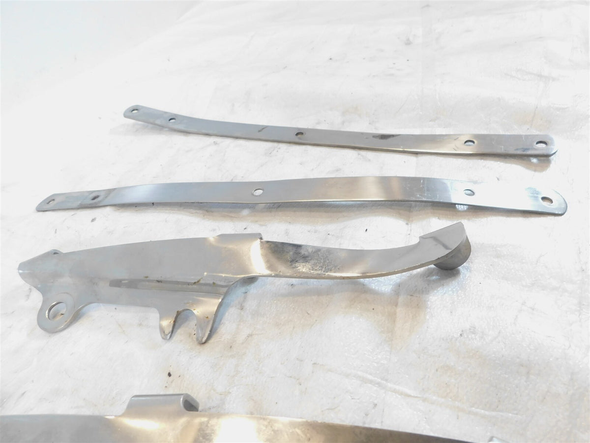 Bent Harley Davidson Sportster 883 1200 Custom Hugger Front Windshield Brackets - C3 Cycle