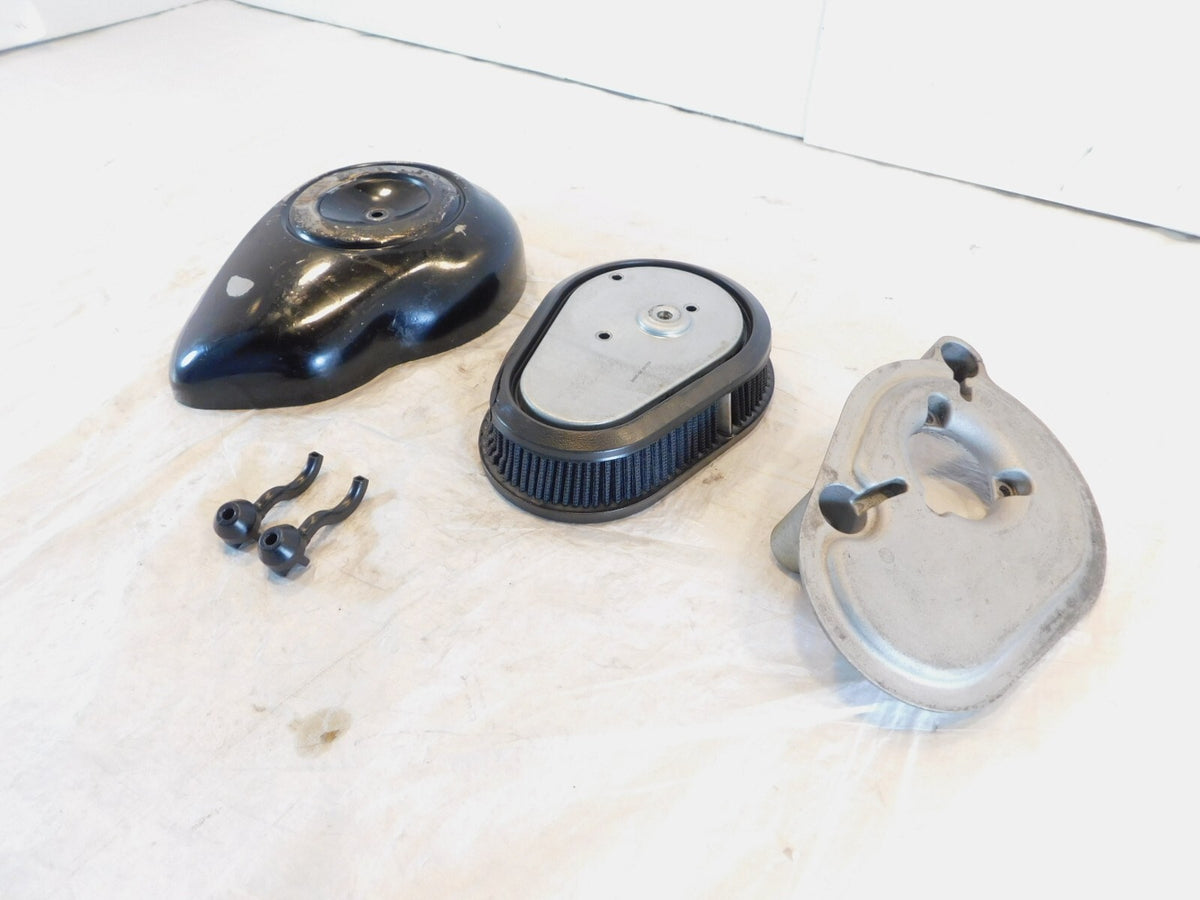 Harley Davidson Dyna Low Rider & Street Bob Black Air Intake Cleaner Cover - C3 Cycle