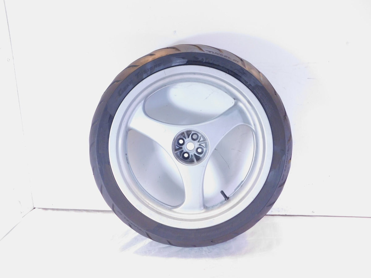 BMW R1100R R1100RT R1100RS R850R & K1 K1100LT Cast Silver Rear Wheel Rim & Tire - C3 Cycle