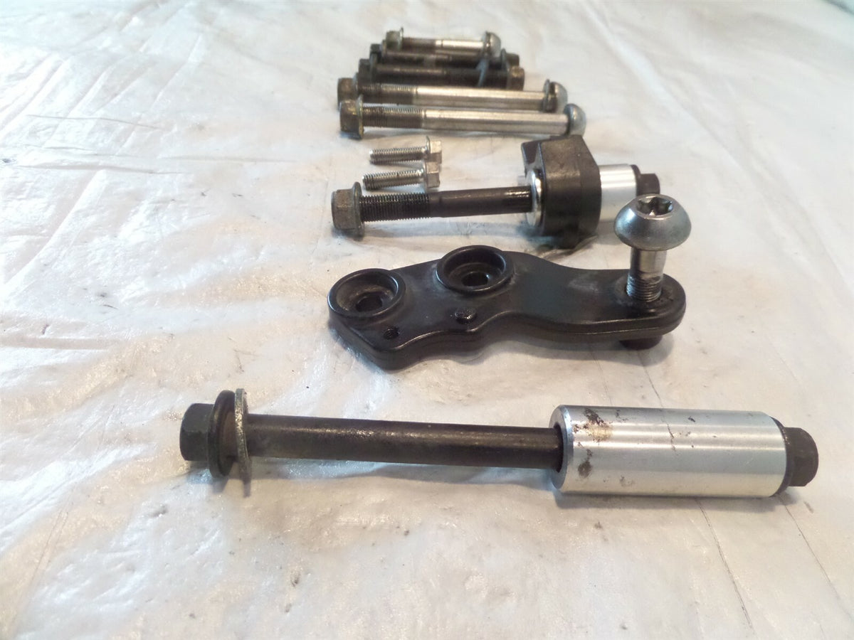 2007-2012 Triumph Tiger 1050 SE Engine Motor Frame Mount Bolts & Bracket Lot - C3 Cycle