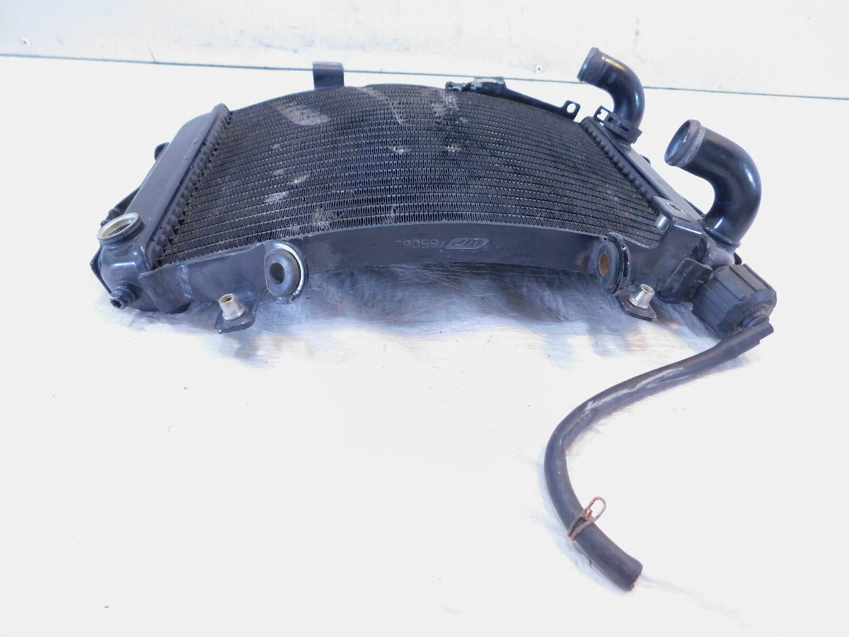 2013-2019 KTM 690 Duke Black Front Engine Motor Water Cooling Radiator - dents - C3 Cycle