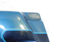 Harley Touring Road King Electra Glide Ultra Classic Blue Black Left Side Cover - C3 Cycle