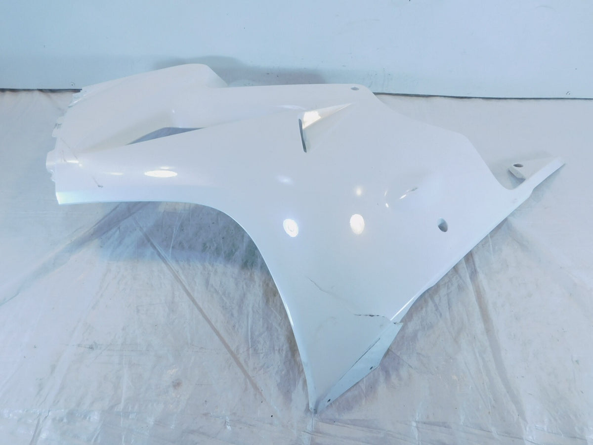 2006 Honda Interceptor VFR800 VFR800A ABS White Front Left Side Fairing -Cracked - C3 Cycle