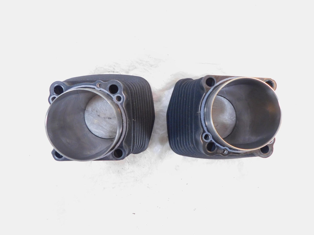 1999-2001 Buell X1 Lightning Pair Black Front & Rear Cylinder Barrel Jugs - C3 Cycle