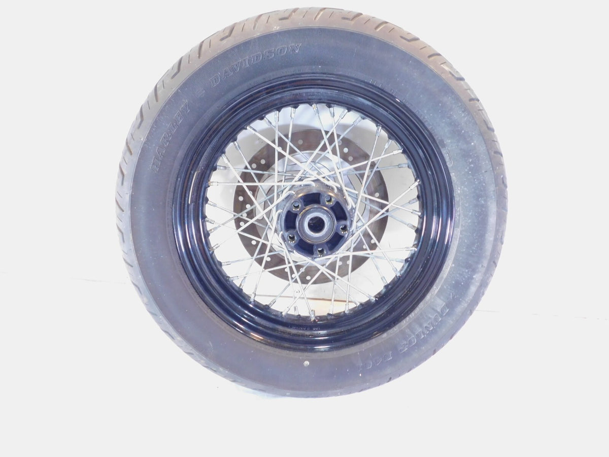 2007 Harley Davidson Sportster XL1200N 16" Black Laced Rear Wheel Rim & Tire - C3 Cycle
