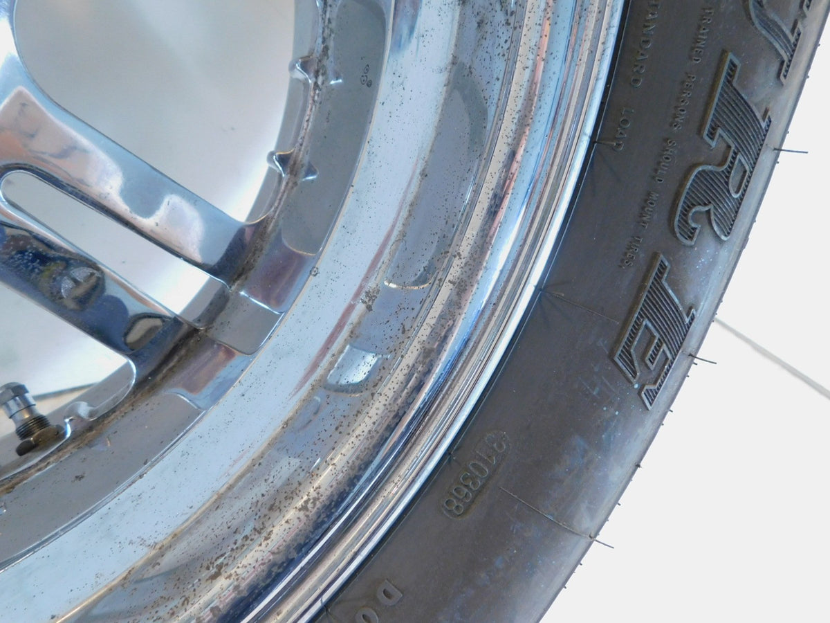 Harley Tri Glide Ultra Classic & Freewheeler Trike Chrome Rear Wheel Rim & Tire - C3 Cycle
