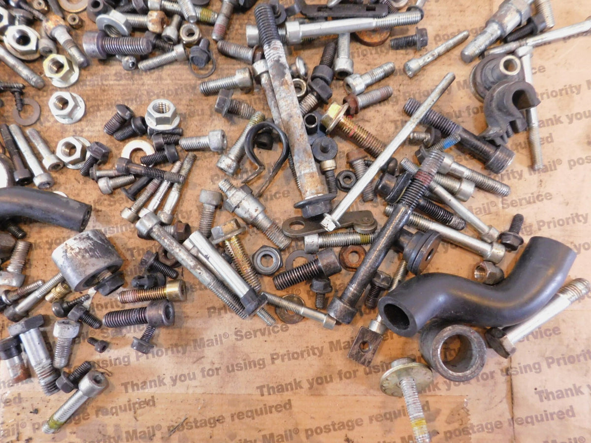 2014 14 Indian Chieftain Engine Bolts Nuts & Brackets Hardware Parts Box Lot - C3 Cycle