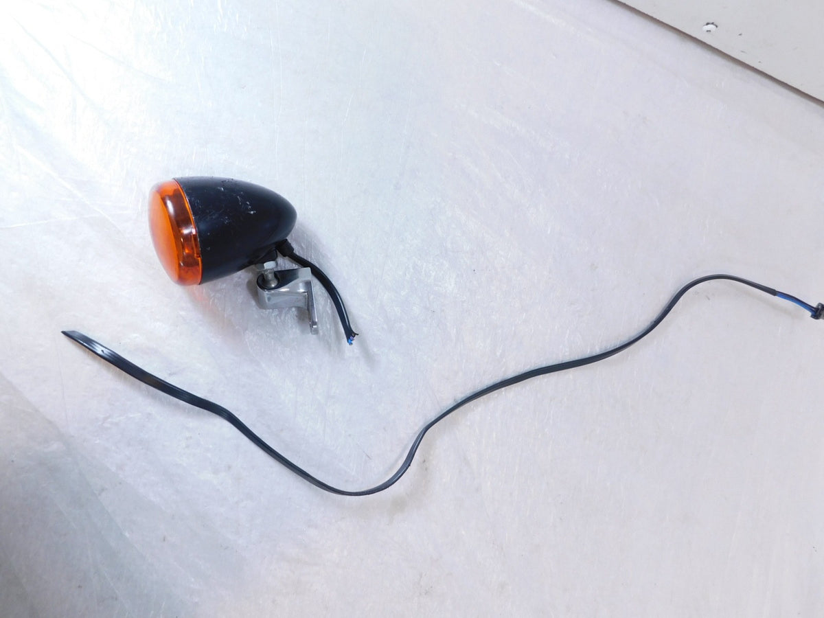 Harley Davidson Softail Low Rider & Street Bob Black Front Turn Signal Indicator - C3 Cycle