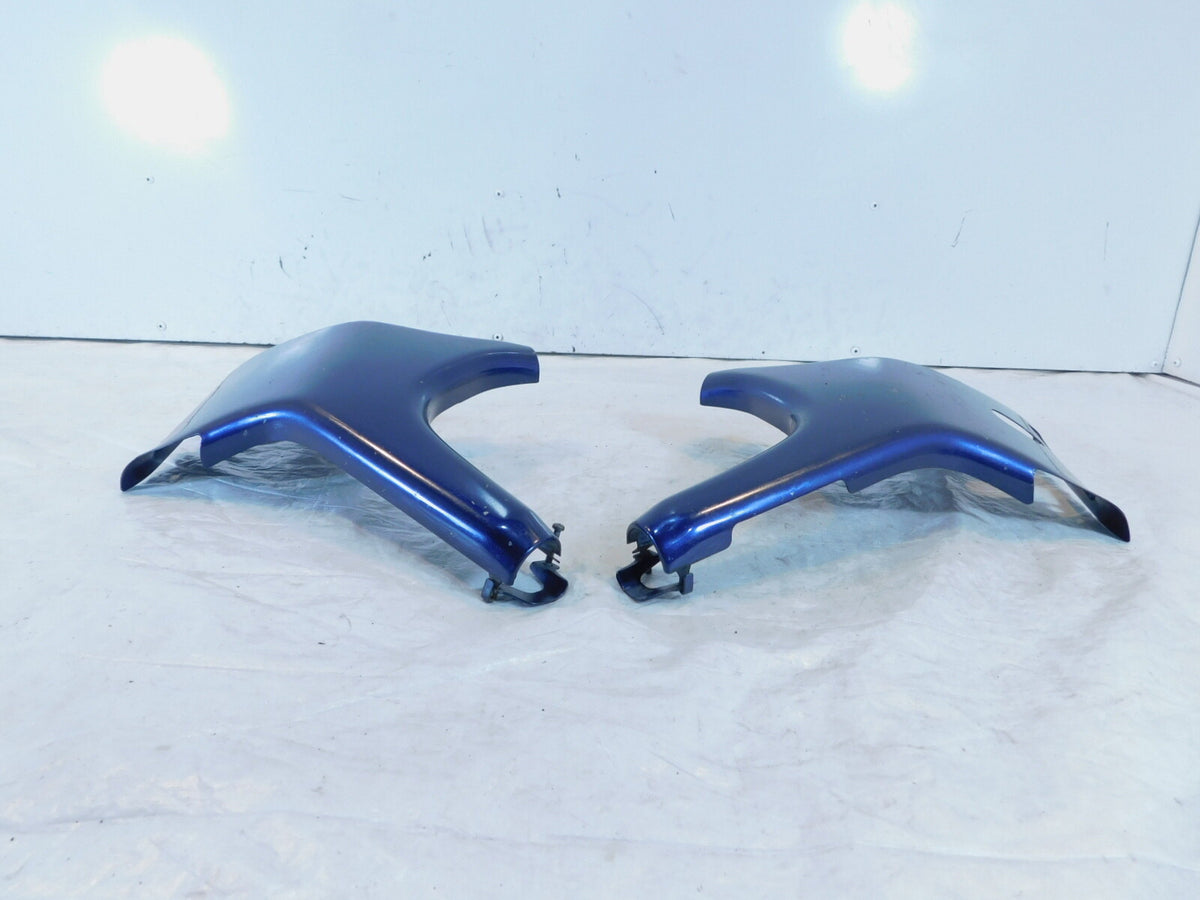1987-2003 Suzuki Intruder VS1400 Blue Front Left/Right Frame Neck Cover Panels - C3 Cycle