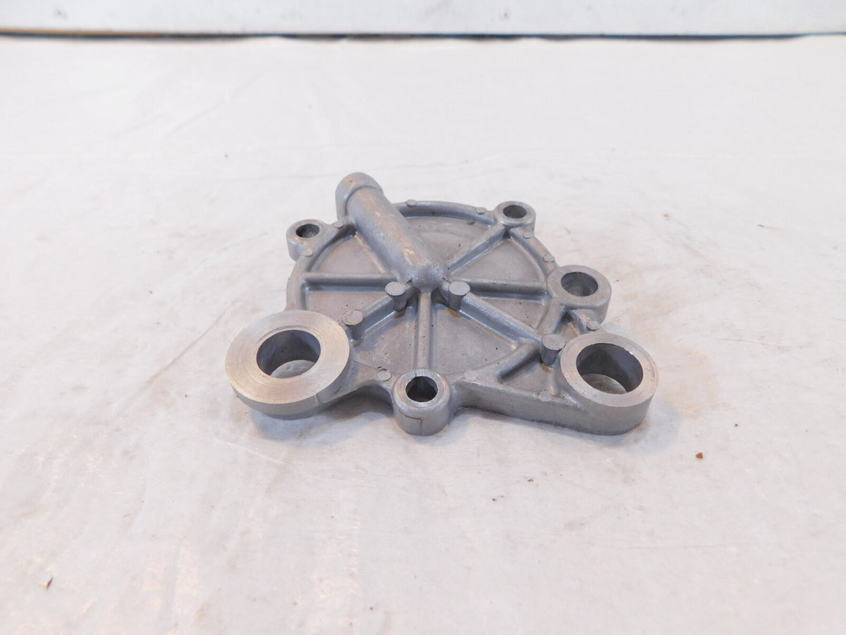 1982 82 Yamaha XJ750J Maxim 750 Silver Engine Motor Crankcase Cover Oil Pump Cap - C3 Cycle