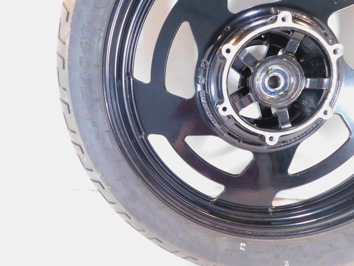 1988 1989 1990 Yamaha V-Max 1200 VMX12 OEM Black Cast Front Wheel Rim & Tire - C3 Cycle